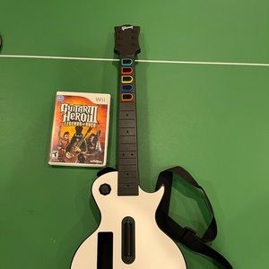 Guitar Hero for Wii with game and guitar